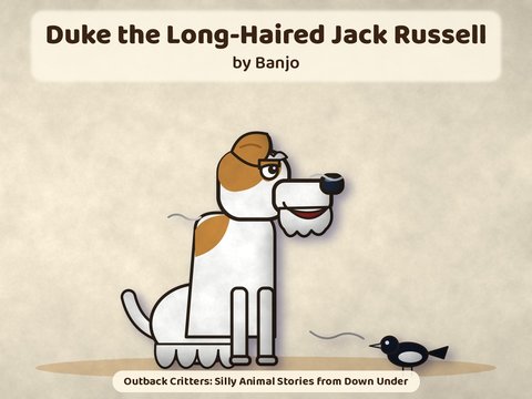 Duke the Long Haired Jack Russell cover