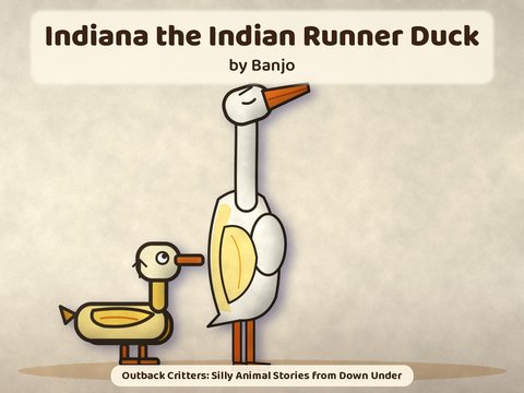 Indiana the Indian Runner Duck cover