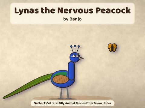 Lynas the Nervous Peacock cover